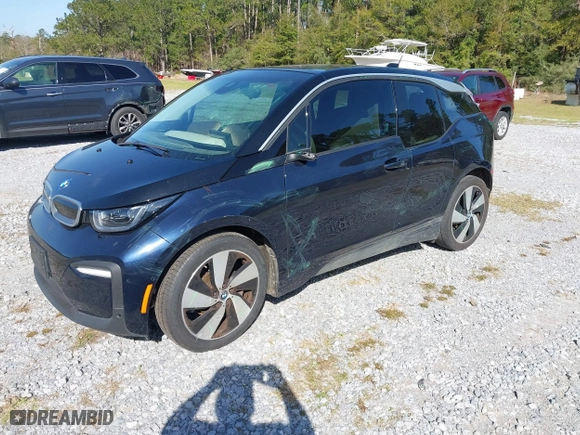 2019 BMW i3 with VIN WBY8P2C57K7E21520, listed as a IAAI auction lot 41707898 with 39,388 mi miles. Bid and sale history available at carsss.com. Image 19.
