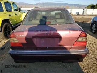 1998 Mercedes-Benz C 230/260/280/320 with VIN WDBHA23G0WA629568, listed as a Copart auction lot 43560945 with 252,554 mi miles and Salvage Title. Bid and sale history available at carsss.com. Image 6.