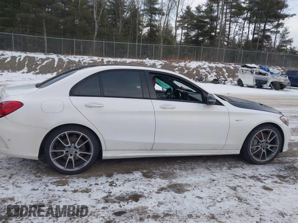 2018 Mercedes-Benz C 43 AMG with VIN 55SWF6EB2JU246197, listed as a IAAI auction lot 41347044 with 61,548 mi miles and . Bid and sale history available at carsss.com. Image 14.