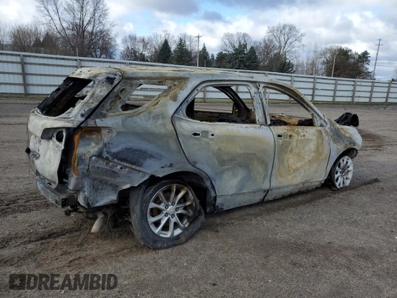 2019 Chevrolet Equinox LT with VIN 2GNAXUEV4K6183092, listed as a Copart auction lot 50941535 with Not Provided miles and Clean Title. Bid and sale history available at DreamBid. Image 3.