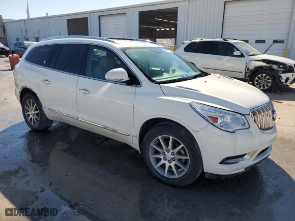 2015 Buick Enclave Leather with VIN 5GAKRBKD2FJ166650, listed as a Copart auction lot 46887895 with 100,258 mi miles and Salvage Title. Bid and sale history available at carsss.com. Image 4.