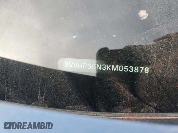 2019 Volkswagen Tiguan with VIN 3VVHP65N3KM053878, listed as a Copart auction lot 71412654 with 68,189 mi miles and Salvage title. Bid and sale history available at DreamBid. Image 14.