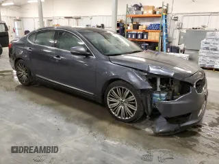 2014 Kia Cadenza Premium with VIN KNALN4D7XE5149052, listed as a Copart auction lot 82341864 with 193,220 mi miles and Salvage Title. Bid and sale history available at carsss.com. Image 4.