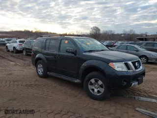 2012 Nissan Pathfinder SV with VIN 5N1AR1NN6CC629491, listed as a IAAI auction lot 41876927 with 165,887 mi miles. Bid and sale history available at carsss.com. Image 1.