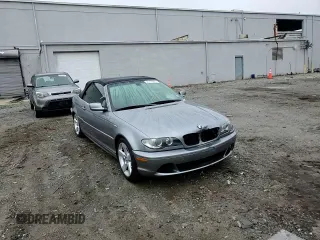 2005 BMW 3 Series 325Ci with VIN WBABW33425PL36431, listed as a Copart auction lot 55774905 with 82,530 mi miles and Salvage title. Bid and sale history available at DreamBid. Image 13.