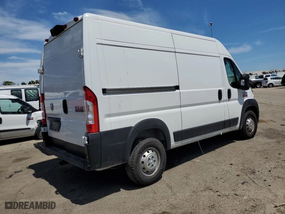 2020 Ram ProMaster Cargo Van with VIN 3C6TRVBG6LE139000, listed as a Copart auction lot 65819454 with 85,361 mi miles and Salvage Title. Bid and sale history available at carsss.com. Image 3.