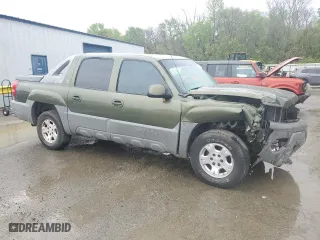 2002 Chevrolet Avalanche with VIN 3GNEK13T42G172064, listed as a Copart auction lot 51259735 with 212,715 mi miles and Salvage Title. Bid and sale history available at carsss.com. Image 4.