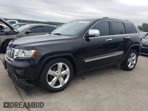 2013 Jeep Grand Cherokee Overland with VIN 1C4RJECG5DC528650, listed as a Copart auction lot 51581684 with 141,050 mi miles and Clean Title. Bid and sale history available at carsss.com. Image 1.