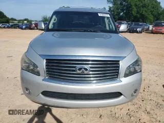 2012 Infiniti QX56 7-passenger with VIN JN8AZ2NF6C9518895, listed as a Copart auction lot 61084975 with 228,628 mi miles and Salvage title. Bid and sale history available at DreamBid. Image 5.