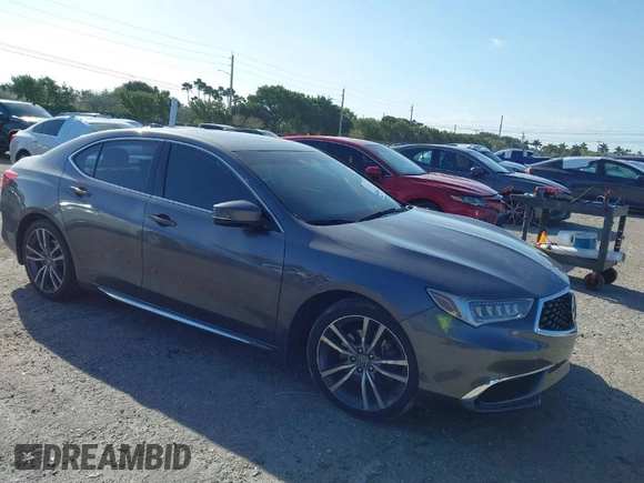 2020 Acura TLX w/Technology Pkg with VIN 19UUB2F45LA003302, listed as a IAAI auction lot 41738499 with 51,835 mi miles. Bid and sale history available at carsss.com. Image 1.
