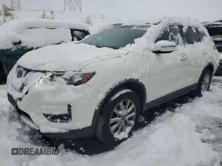 2018 Nissan Rogue SV z VIN JN8AT2MV2JW346549, wystawiony jako Copart lot #82572574 z przebiegiem 66 193 mil mil oraz Szkoda całkowita • Salvage title. Historia ofert i sprzedaży dostępna na DreamBid. Obrazek 1.