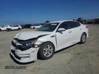 2016 Kia Optima LX с VIN KNAGT4L30G5102640, выставлен на аукционе Copart как лот 61426395 с пробегом 79 241 миль миль и Списание • Salvage title. История ставок и продаж доступна на DreamBid. Изображение 1.