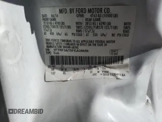 2015 Ford F-350 XL with VIN 1FTRF3AT5FEA35659, listed as a Copart auction lot 69961124 with Not Provided miles and Salvage Title. Bid and sale history available at DreamBid. Image 9.