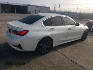 2019 BMW 3 Series 330i with VIN WBA5R1C56KFH02347, listed as a Copart auction lot 83674694 with 83,528 mi miles and Salvage Title. Bid and sale history available at carsss.com. Image 3.