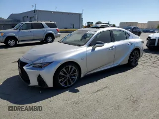 2024 Lexus IS 350 F Sport with VIN JTHGZ1B23R5076464, listed as a Copart auction lot 63102715 with 3,916 mi miles and Salvage title. Bid and sale history available at DreamBid. Image 1.