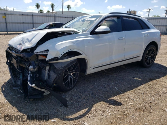 2019 Audi Q8 Premium Plus z VIN WA1EVBF16KD030631, wystawiony jako Copart lot #65307503 z przebiegiem 39 368 mil mil oraz . Historia ofert i sprzedaży dostępna na DreamBid. Obrazek 1.