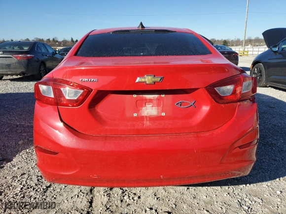 2017 Chevrolet Cruze LS with VIN 3G1BC5SM7HS517466, listed as a Copart auction lot 46859055 with 0 mi miles and Salvage Title. Bid and sale history available at carsss.com. Image 6.