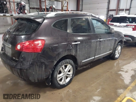 2012 Nissan Rogue SV with VIN JN8AS5MV1CW395104, listed as a IAAI auction lot 41301718 with 152,051 mi miles. Bid and sale history available at carsss.com. Image 4.