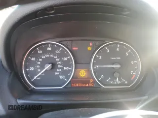 2011 BMW 1 Series 128i with VIN WBAUN1C59BVH82322, listed as a Copart auction lot 49230315 with 163,458 mi miles and Salvage Title. Bid and sale history available at carsss.com. Image 9.