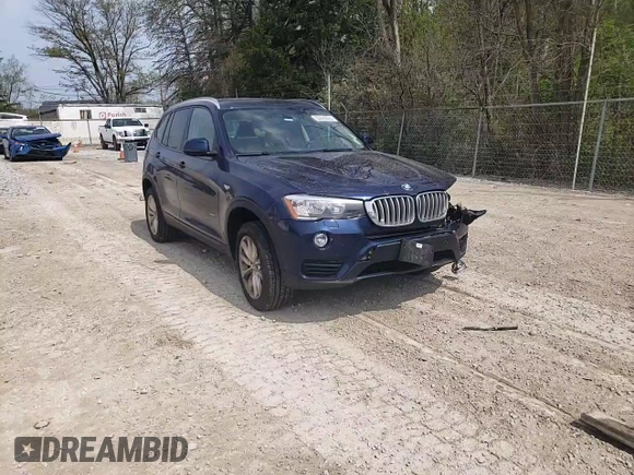 2017 BMW X3 xDrive28i with VIN 5UXWX9C55H0T14187, listed as a Copart auction lot 55049325 with 173,346 mi miles and Salvage Title. Bid and sale history available at DreamBid. Image 14.