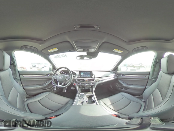 2021 Honda Accord Sport with VIN 1HGCV2F34MA004730, listed as a Copart auction lot 54352655 with 44,412 mi miles and Salvage title. Bid and sale history available at DreamBid. Image 14.