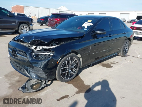 2023 Mercedes-Benz E 350 with VIN W1KZF8EB9PB185877, listed as a IAAI auction lot 41335909 with 16,248 mi miles and . Bid and sale history available at DreamBid. Image 2.