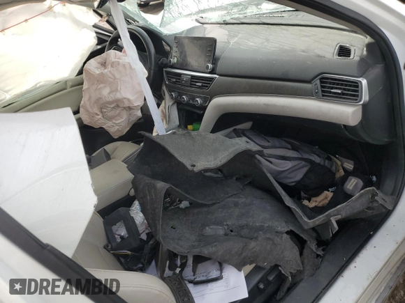 2018 Honda Accord EX-L с VIN 1HGCV3F51JA015512, выставлен на аукционе Copart как лот 51121745 с пробегом Не указан миль и Списание • Salvage title. История ставок и продаж доступна на DreamBid. Изображение 8.