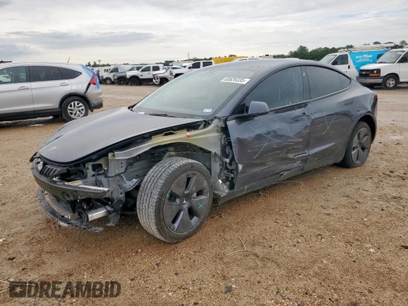 2023 Tesla Model 3 z VIN 5YJ3E1EA0PF622289, wystawiony jako Copart lot #60626335 z przebiegiem 34 158 mil mil oraz Szkoda całkowita • Salvage title. Historia ofert i sprzedaży dostępna na DreamBid. Obrazek 1.