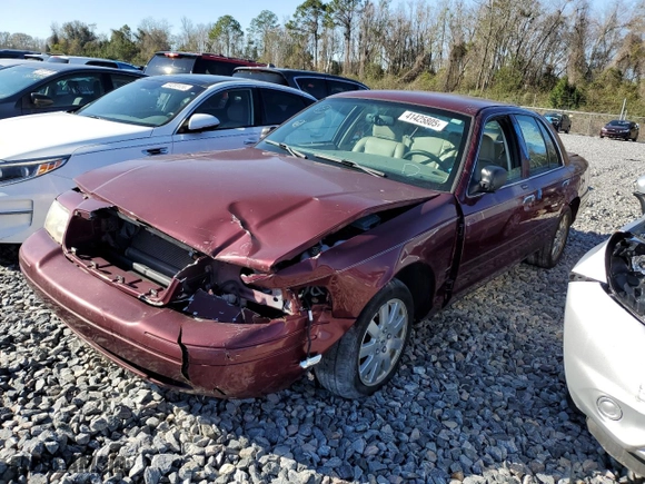 2008 Ford Crown Victoria LX with VIN 2FAFP74V28X109308, listed as a Copart auction lot 41425805 with 113,317 mi miles and Non Repairable. Bid and sale history available at carsss.com. Image 1.