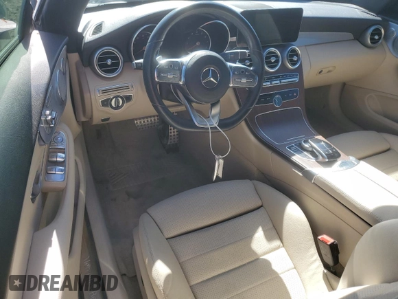 2019 Mercedes-Benz C 300 with VIN WDDWK8DB1KF795449, listed as a Copart auction lot 49775875 with Not Provided miles and Clean Title. Bid and sale history available at carsss.com. Image 8.