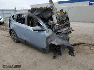 2022 Honda CR-V EX with VIN 2HKRW2H52NH621008, listed as a Copart auction lot 43560735 with 0 mi miles and Salvage Title. Bid and sale history available at carsss.com. Image 4.