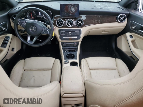 2018 Mercedes-Benz CLA 250 with VIN WDDSJ4EB1JN579906, listed as a Copart auction lot 48003845 with 93,765 mi miles and Salvage Title. Bid and sale history available at DreamBid. Image 8.