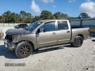 2006 Nissan Titan LE with VIN 1N6BA07A96N514202, listed as a Copart auction lot 44625415 with 222,183 mi miles and Salvage Title. Bid and sale history available at carsss.com. Image 1.
