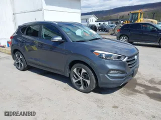 2016 Hyundai Tucson Sport with VIN KM8J33A2XGU022633, listed as a IAAI auction lot 41990348 with 73,395 mi miles. Bid and sale history available at carsss.com. Image 1.