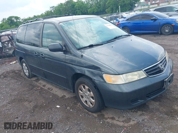 2003 Honda Odyssey EX-L with VIN 5FNRL18943B146897, listed as a IAAI auction lot 42144055 with 364,223 mi miles and . Bid and sale history available at DreamBid. Image 1.