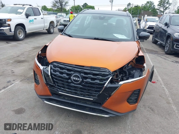 2024 Nissan Kicks SR with VIN 3N1CP5DV6RL502977, listed as a IAAI auction lot 41951182 with 25,510 mi miles and . Bid and sale history available at DreamBid. Image 6.