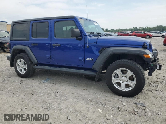 2019 Jeep Wrangler Unlimited Sport S z VIN 1C4HJXDG3KW526414, wystawiony jako Copart lot #58778155 z przebiegiem 93 629 mil mil oraz Szkoda całkowita • Salvage title. Historia ofert i sprzedaży dostępna na DreamBid. Obrazek 4.
