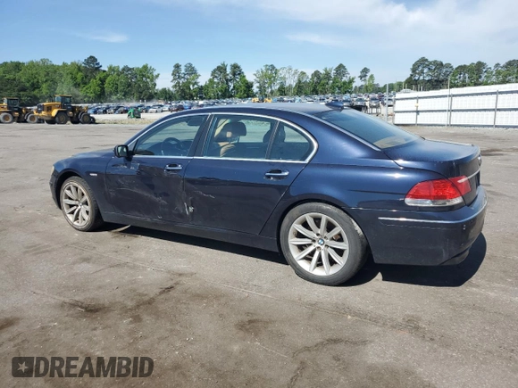 2008 BMW 7 Series 750Li z VIN WBAHN83598DT84968, wystawiony jako Copart lot #55589795 z przebiegiem 211 243 mil mil oraz Szkoda całkowita • Salvage title. Historia ofert i sprzedaży dostępna na DreamBid. Obrazek 2.