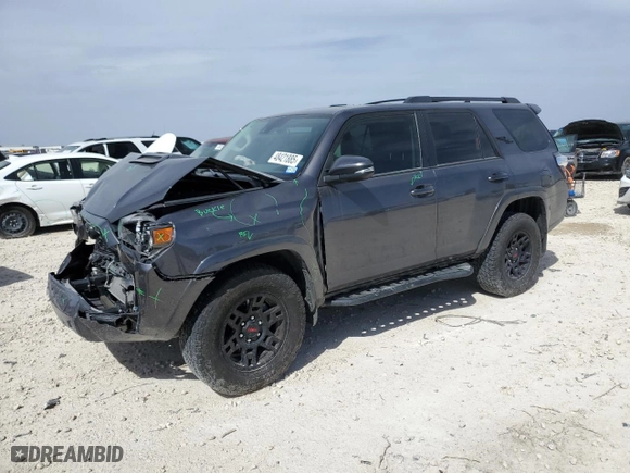 2023 Toyota 4Runner TRD Off Road Premium with VIN JTERU5JRXP6173954, listed as a Copart auction lot 48421885 with 16,014 mi miles and Salvage Title. Bid and sale history available at carsss.com. Image 1.