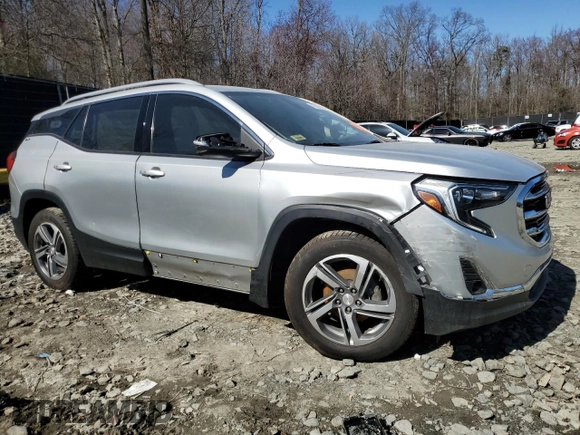 2020 GMC Terrain SLT with VIN 3GKALPEVXLL105391, listed as a Copart auction lot 47689065 with 156,888 mi miles and Salvage Title. Bid and sale history available at carsss.com. Image 4.