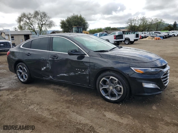 2024 Chevrolet Malibu LT with VIN 1G1ZD5ST9RF241865, listed as a Copart auction lot 50833095 with 19,788 mi miles and Clean Title. Bid and sale history available at carsss.com. Image 4.