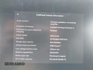 2024 Tesla Model Y с VIN 7SAYGDEDXRF054960, выставлен на аукционе IAAI как лот 42585098 с пробегом 17 703 миль миль и . История ставок и продаж доступна на DreamBid. Изображение 17.
