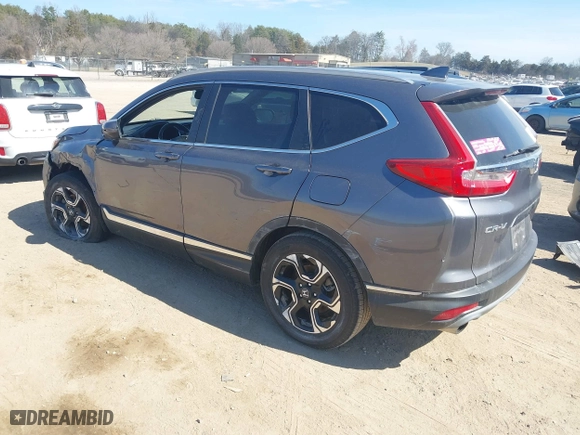 2019 Honda CR-V Touring with VIN 7FARW1H98KE007592, listed as a IAAI auction lot 41711030 with 58,118 mi miles. Bid and sale history available at carsss.com. Image 3.