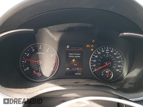 2022 Kia Stinger GT1 with VIN KNAE45LC8N6105917, listed as a Copart auction lot 49444555 with 26,089 mi miles and Salvage Title. Bid and sale history available at DreamBid. Image 9.