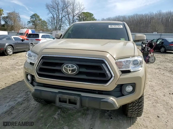 2020 Toyota Tacoma 4WD SR5 with VIN 3TMCZ5AN4LM319445, listed as a Copart auction lot 46745745 with 38,621 mi miles and Salvage Title. Bid and sale history available at carsss.com. Image 10.