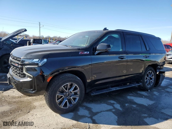 2023 Chevrolet Tahoe Z71 with VIN 1GNSKPKD7PR314124, listed as a Copart auction lot 42380715 with 25,682 mi miles and Salvage Title. Bid and sale history available at carsss.com. Image 1.