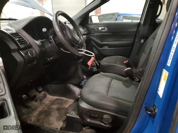 2019 Ford Police Interceptor Utility with VIN 1FM5K8AT2KGB15714, listed as a Copart auction lot 47269065 with 98,824 mi miles and Clean Title. Bid and sale history available at carsss.com. Image 7.