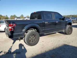 2018 Ford F-150 XL with VIN 1FTEW1CPXJKF84609, listed as a Copart auction lot 50490395 with 107,725 mi miles and Salvage Title. Bid and sale history available at DreamBid. Image 3.