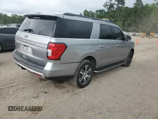 2022 Ford Expedition Max XLT with VIN 1FMJK1HT2NEA14989, listed as a Copart auction lot 54186415 with 50,243 mi miles and Salvage title. Bid and sale history available at DreamBid. Image 3.