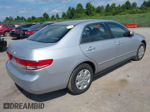 2003 Honda Accord LX with VIN 1HGCM563X3A098325, listed as a IAAI auction lot 42746146 with 204,146 mi miles and . Bid and sale history available at DreamBid. Image 4.